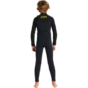 2023 Billabong Junior Revolution 4/3mm GBS Chest Zip Wetsuit ABBW100124 - Surplus